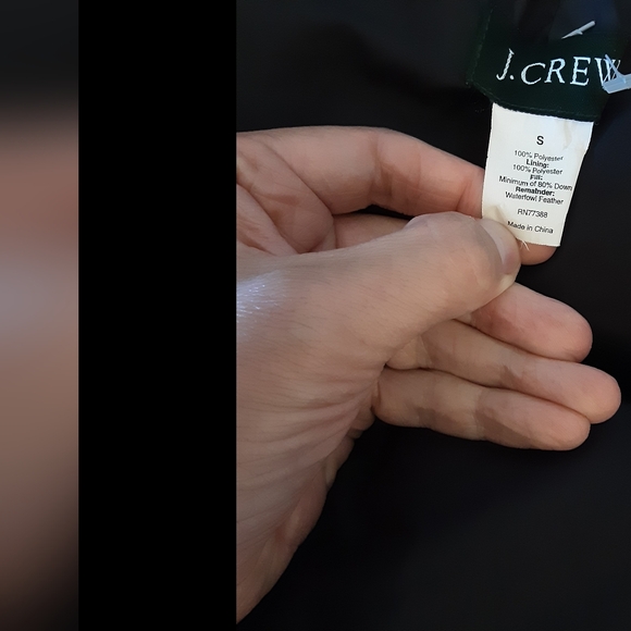 J.Crew Black Down Zip-up Puffer Vest - Picture 7 of 9